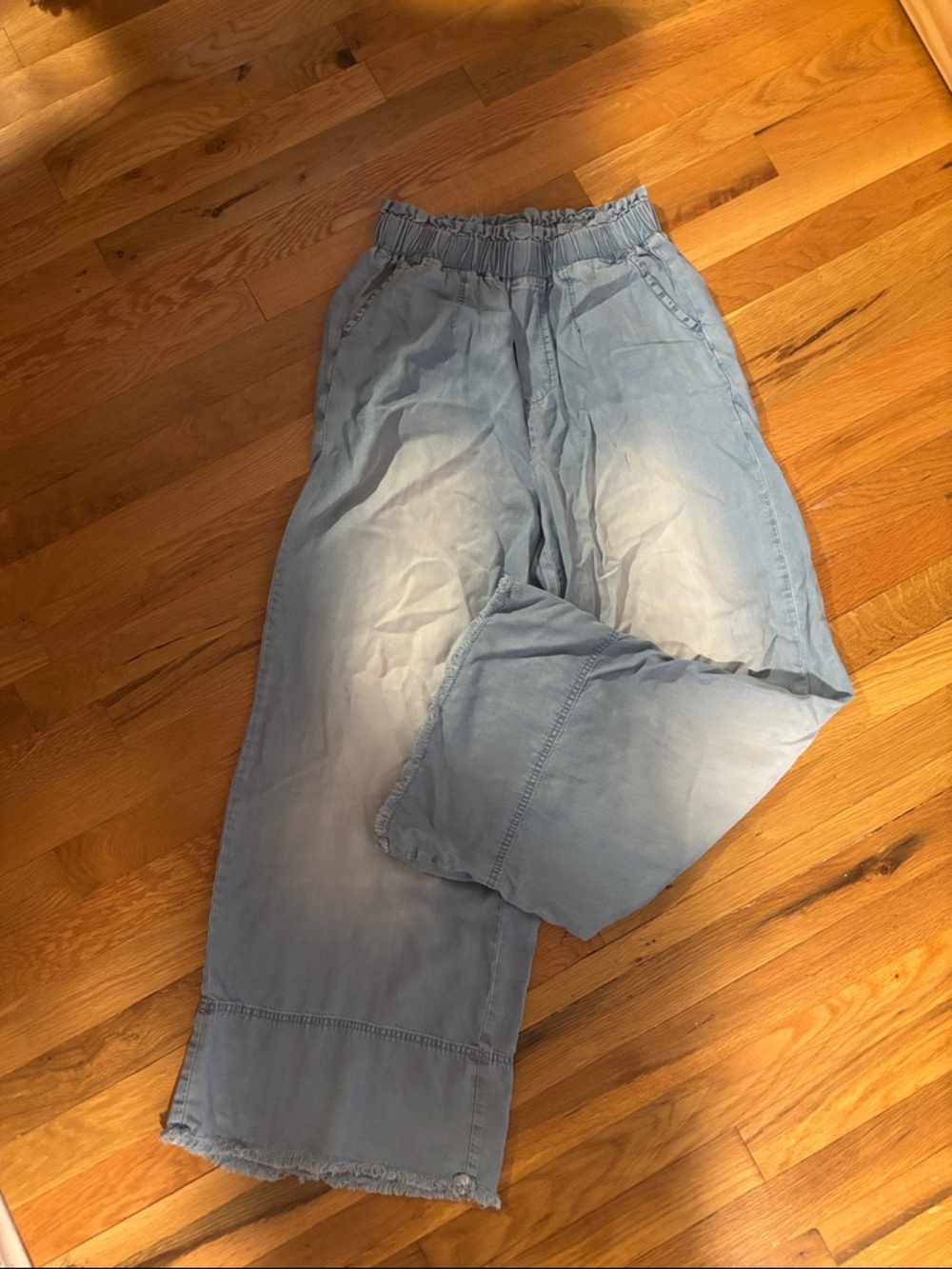 Zenana Outfitters Light Blue Wide Leg Pants